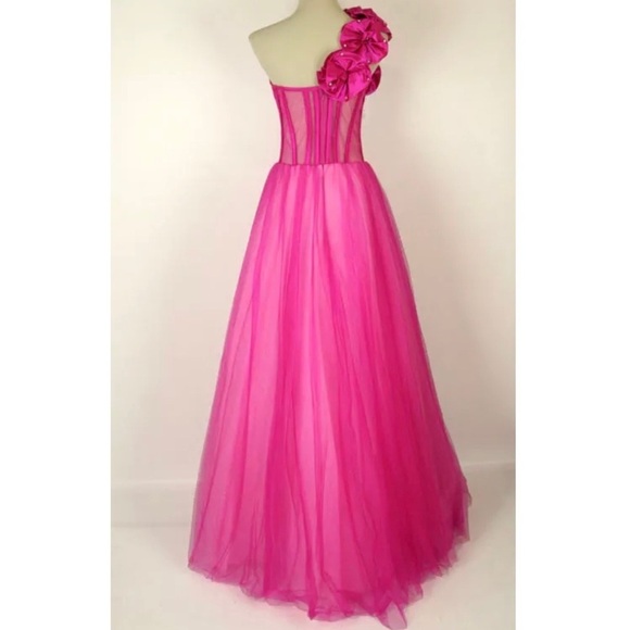 Jovani 159455 Royal Blue Evening Dress - Picture 3 of 8